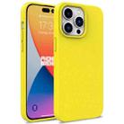 For iPhone 16 Pro Wheat Straw TPU Phone Case(Yellow) - 1