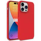 For iPhone 16 Pro Max Wheat Straw TPU Phone Case(Red) - 1