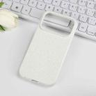 For iPhone 17 Pro Wheat Straw TPU Phone Case(White) - 1
