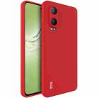 For OPPO K12x imak UC-4 Series Straight Edge TPU Phone Case(Red) - 1