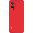 For OPPO K12x imak UC-4 Series Straight Edge TPU Phone Case(Red) - 2