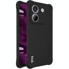 For Xiaomi POCO M7 Pro 5G imak Shockproof Airbag TPU Phone Case(Matte Black) - 1