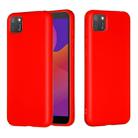 For Huawei Y5p / Honor 9s Pure Color Liquid Silicone Shockproof Full Coverage Protective Case(Red) - 1