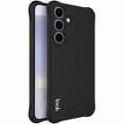 For Samsung Galaxy S25+ 5G imak Shockproof Airbag TPU Phone Case(Matte Black) - 1
