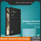 For Samsung Galaxy S25 Ultra 5G imak Shockproof Airbag TPU Phone Case(Matte Black) - 3