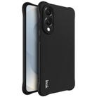 For Samsung Galaxy S25 Edge 5G imak Shockproof Airbag TPU Phone Case(Matte Black) - 1