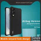 For Samsung Galaxy S25 Edge 5G imak Shockproof Airbag TPU Phone Case(Matte Black) - 3