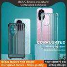 For Honor 200 IMAK Corrugated Texture Airbag TPU Phone Case(Transparent) - 2