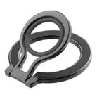 360 Rotations MagSafe Magnetic Finger Ring with Phone Holder(Black) - 1