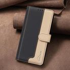 For Infinix Hot 50 4G Color Matching RFID Anti-theft Leather Phone Case(Black) - 2