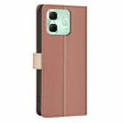 For Infinix Smart 9 / Hot 50i Color Matching RFID Anti-theft Leather Phone Case(Brown) - 3