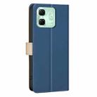 For Infinix Smart 9 / Hot 50i Color Matching RFID Anti-theft Leather Phone Case(Blue) - 3