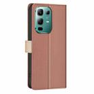 For Infinix Note 50X 5G Color Matching RFID Anti-theft Leather Phone Case(Brown) - 3