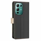 For Infinix Note 50X 5G Color Matching RFID Anti-theft Leather Phone Case(Black) - 3