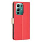 For Infinix Note 50X 5G Color Matching RFID Anti-theft Leather Phone Case(Red) - 3