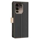 For Infinix Note 50 Pro+ 5G Color Matching RFID Anti-theft Leather Phone Case(Black) - 3
