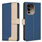 For Infinix Note 50 Pro+ 5G Color Matching RFID Anti-theft Leather Phone Case(Blue) - 1
