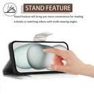 For TCL 60 NxtPaper Rhombic Texture Flip Leather Phone Case with Lanyard(White) - 3