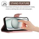 For TCL 60 NxtPaper Rhombic Texture Flip Leather Phone Case with Lanyard(Coral Pink) - 3