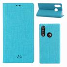 For Motorola Moto G Fast ViLi DMX-54 Shockproof TPU + PU Leather Magnetic Attraction Horizontal Flip Protective Case with Card Slots & Holder(Blue) - 1