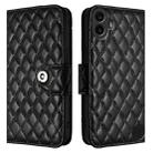 For Nothing CMF Phone 1 Rhombic Texture Flip Leather Phone Case with Lanyard(Black) - 2