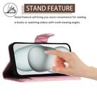 For ZTE nubia S 5G A403ZT Rhombic Texture Flip Leather Phone Case with Lanyard(Pink) - 3