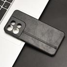 For Motorola Moto G15 / G15 Power Cow Pattern Sewing Card Bag Phone Case(Black) - 2