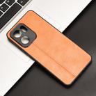 For OPPO Reno13 F 4G / 5G Cow Pattern Sewing Card Bag Phone Case(Orange) - 2