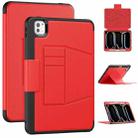 For iPad Pro 11 2024 Smart B Magnetic Holder Leather Tablet Case(Red) - 1