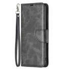 For Samsung Galaxy S25 Ultra 5G Lambskin Texture Pure Color Flip Leather Phone Case(Black) - 3