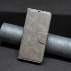For Samsung Galaxy S25 Ultra 5G Lambskin Texture Pure Color Flip Leather Phone Case(Grey) - 2