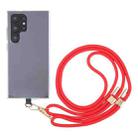 6mm Dual Buckle Adjustable Mobile Phone Anti-lost Long Lanyard(Red) - 1