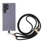 6mm Dual Buckle Adjustable Mobile Phone Anti-lost Long Lanyard(Black) - 1