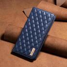 For Samsung Galaxy S24 FE 5G Diamond Lattice Magnetic Leather Flip Phone Case(Blue) - 2