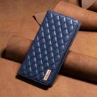 For Samsung Galaxy S25 Ultra 5G Diamond Lattice Magnetic Leather Flip Phone Case(Blue) - 2