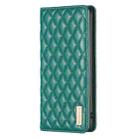 For Samsung Galaxy S25 Ultra 5G Diamond Lattice Magnetic Leather Flip Phone Case(Green) - 3