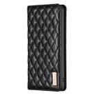 For Samsung Galaxy S25 Ultra 5G Diamond Lattice Magnetic Leather Flip Phone Case(Black) - 3