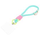 Mobile Phone Anti-lost Rope Short Lanyard(Blue Green) - 1