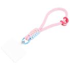 Mobile Phone Anti-lost Rope Short Lanyard(Pink) - 1