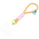 Mobile Phone Anti-lost Rope Short Lanyard(Light Orange) - 1