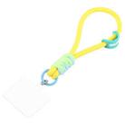 Mobile Phone Anti-lost Rope Short Lanyard(Bright Yellow) - 1