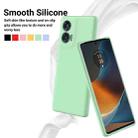 For Motorola Edge 50 Fusion Solid Color Liquid Silicone Dropproof Full Coverage Phone Case(Green) - 3