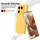 For Motorola Edge 50 Ultra Solid Color Liquid Silicone Dropproof Full Coverage Phone Case(Yellow) - 3