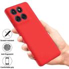 For Motorola Edge 60 Fusion Solid Color Liquid Silicone Dropproof Full Coverage Phone Case(Red) - 2