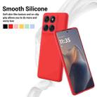 For Motorola Edge 60 Fusion Solid Color Liquid Silicone Dropproof Full Coverage Phone Case(Red) - 3