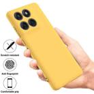 For Motorola Edge 60 Fusion Solid Color Liquid Silicone Dropproof Full Coverage Phone Case(Yellow) - 2