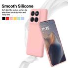 For Motorola Edge 60 Fusion Solid Color Liquid Silicone Dropproof Full Coverage Phone Case(Pink) - 3
