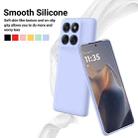 For Motorola Edge 60 Fusion Solid Color Liquid Silicone Dropproof Full Coverage Phone Case(Purple) - 3