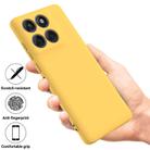 For Motorola Edge 60s Solid Color Liquid Silicone Dropproof Full Coverage Phone Case(Yellow) - 2