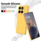 For Motorola Edge 60s Solid Color Liquid Silicone Dropproof Full Coverage Phone Case(Yellow) - 3
